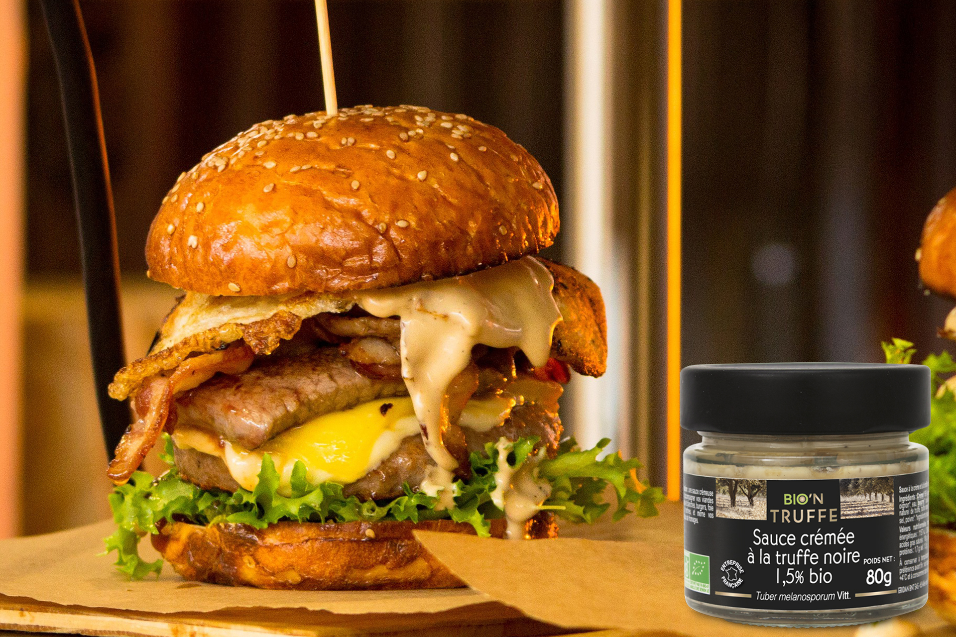 Sauce crémée à la truffe noire Bio